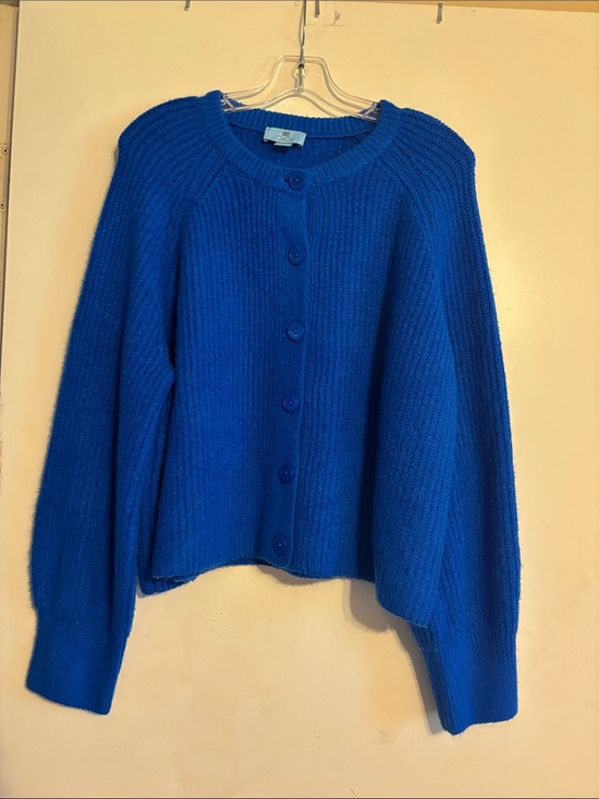 CeCe Sweaters - CeCe Blue Button-Front Women's Sweater Cardigan